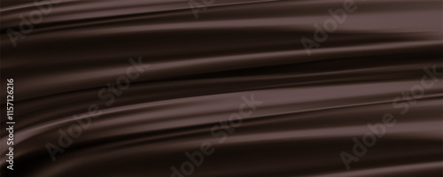 Abstract gold or brown background. gold silk satin texture background. Beautiful soft folds on the fabric. 
