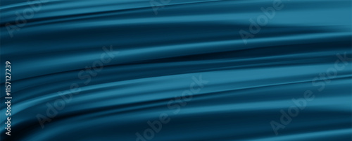 imag of silk fabric luxury background. Wavy abstract satin cloth vector texture pattern.