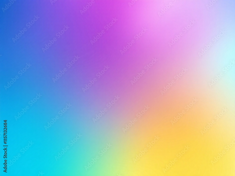 Fototapeta premium Vibrant purple to yellow gradient background.