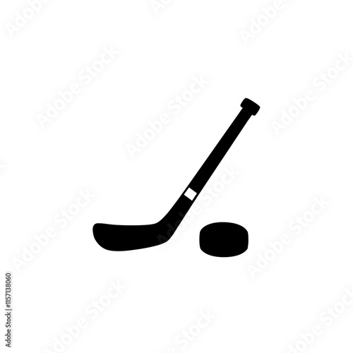 Hockey Stick and Puck

