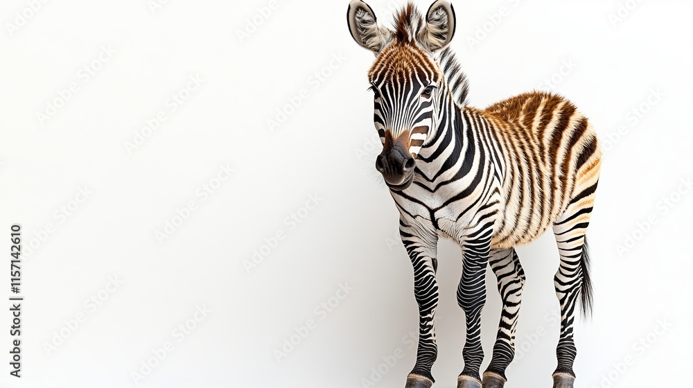 Majestic Zebra in Stunning Studio Portrait: A Captivating Wildlife Image Majestic Zebra in Stunning Studio Portrait: A Captivating Wildlife Image