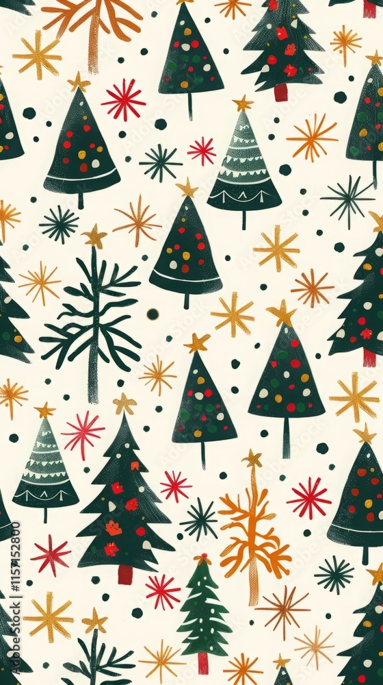 Christmas tree pattern. Christmas tree pattern.