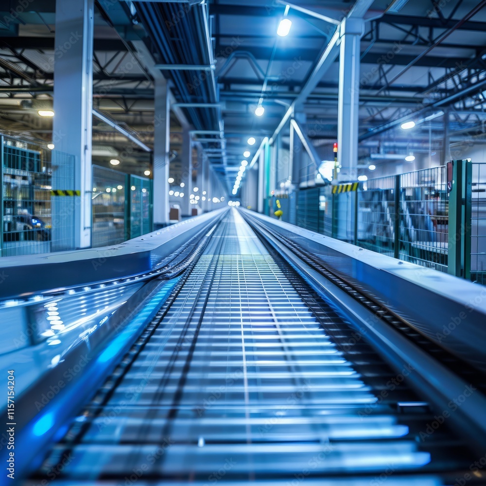 conveyor belt at the factory. conveyor belt at the factory.