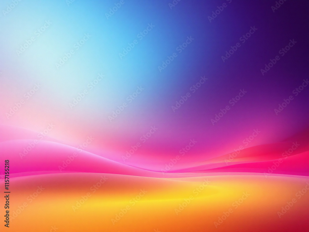 Vibrant purple to yellow gradient background. Vibrant purple to yellow gradient background.
