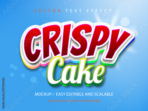 crispy text effect