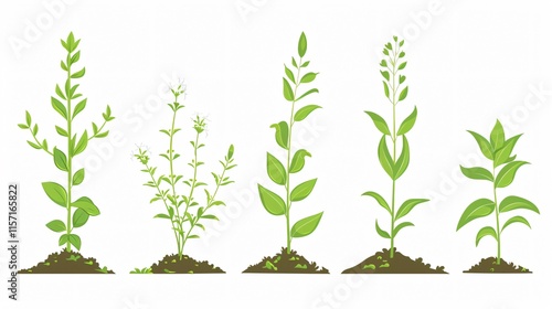 Wallpaper Mural Growth of Tarragon Tree in Garden - Professional Nature Photography Torontodigital.ca