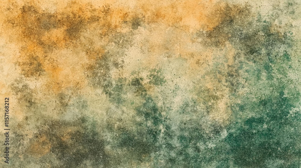 Abstract watercolor background with earthy tones, textured and mottled in shades of green, brown, and yellow. Abstract watercolor background with earthy tones, textured and mottled in shades of green, brown, and yellow.