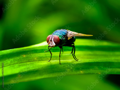 Cochliomyia hominivorax, the New World screw-worm fly, or screw-worm for short, is a species of parasitic fly that is well known for the way in which its larvae (maggots) eat the living tissue.