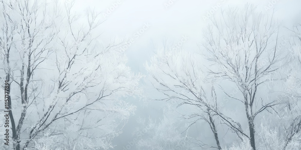 Hoarfrost blankets branches in a serene forest, creating a stunning display of white and a monochromatic world filled with the beauty of nature s hoarfrost covered landscape. Hoarfrost blankets branches in a serene forest, creating a stunning display of white and a monochromatic world filled with the beauty of nature s hoarfrost covered landscape.