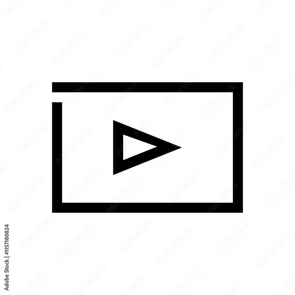video player icon vector, Containing camera, play, pause, media, online video, live,and more video player icon vector, Containing camera, play, pause, media, online video, live,and more