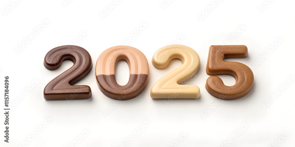 Bold, sculpted numbers Bold, sculpted numbers