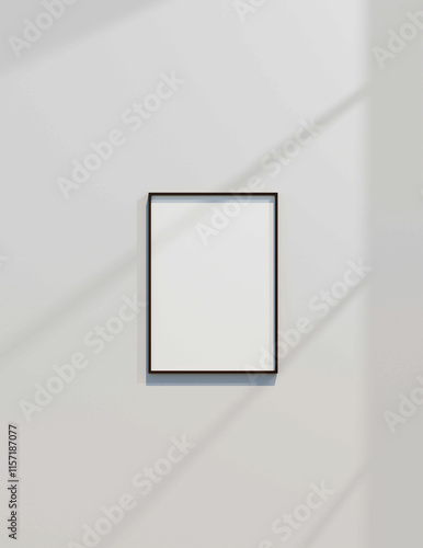 A simple frame mock up file. A1 size picture frame mock up. A1 size poster mock up.