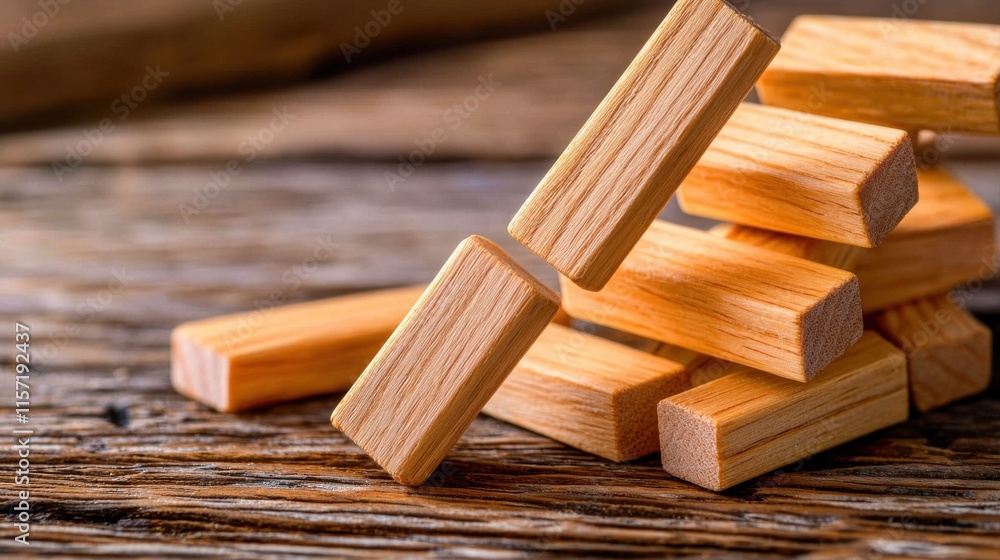 Stacked Wooden Planks in Rustic Texture for Building and Design Concepts Stacked Wooden Planks in Rustic Texture for Building and Design Concepts