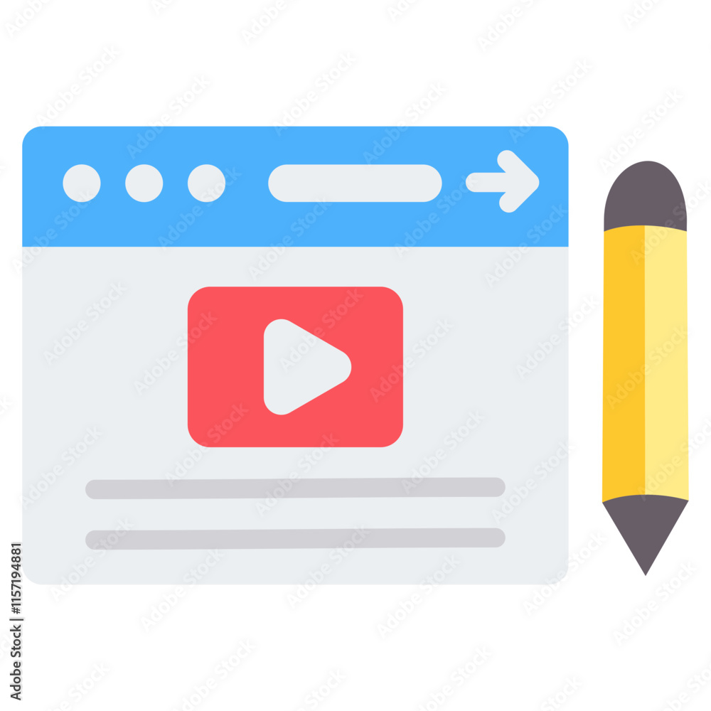 Video Content Icon