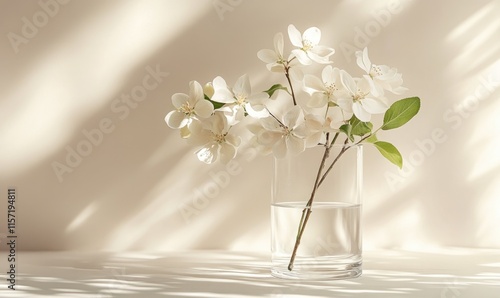 A vase with a white flower in it
