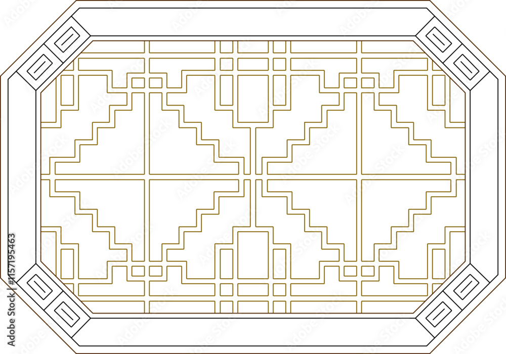 vector sketch illustration silhouette interior design decoration ornament decoration baground pattern classic vintage ethnic traditional.eps