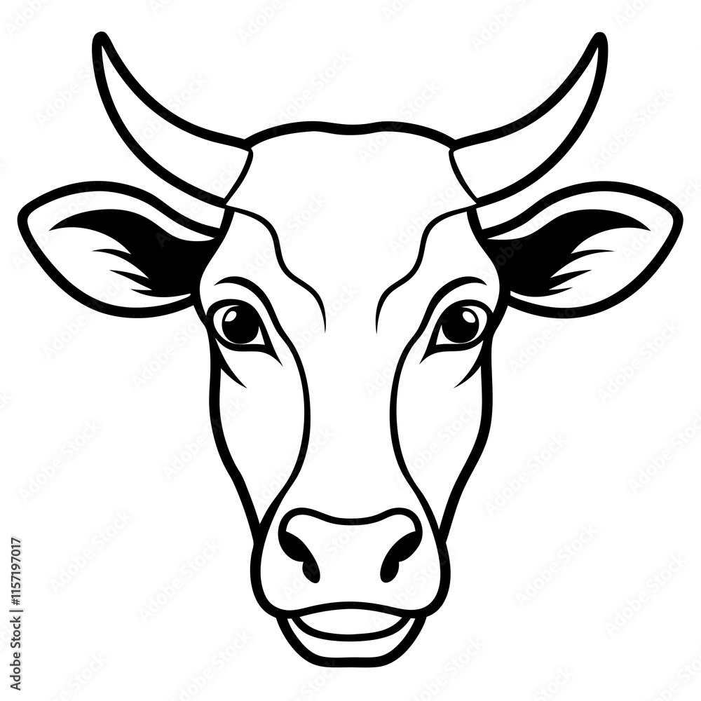 portrait of a cow portrait of a cow