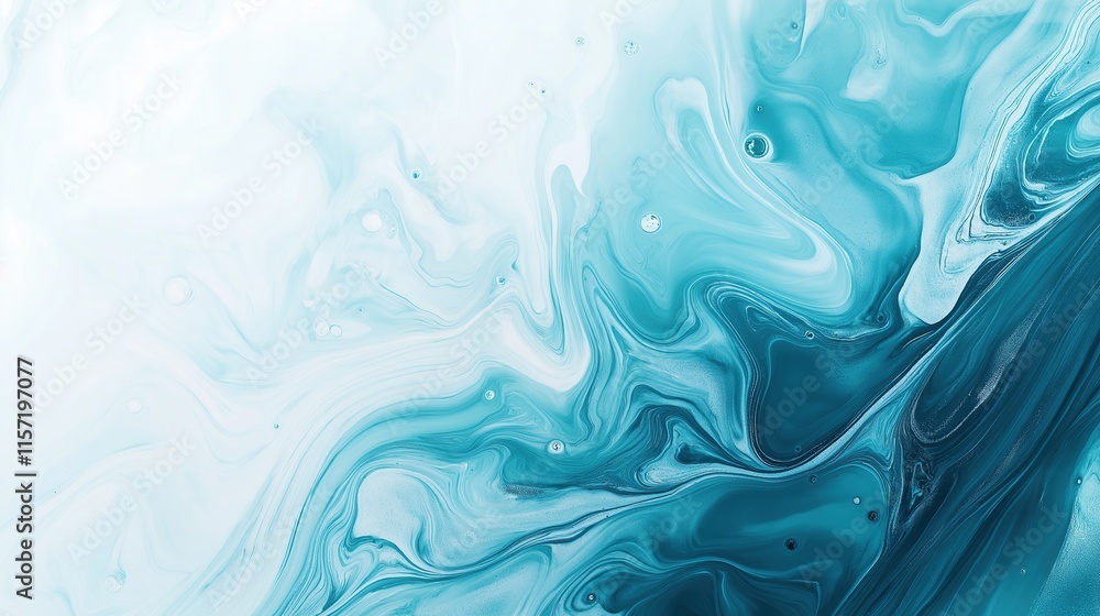 Abstract blue and white background with a swirling liquid marble texture, giving an artistic feel for design use Abstract blue and white background with a swirling liquid marble texture, giving an artistic feel for design use