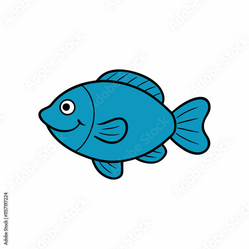 fish on a white background