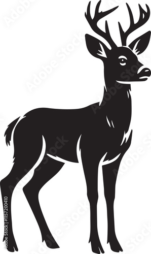 Deer silhouette vector