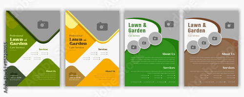 lawn care flyer design template. landscaping and gardening lawn care service flyer, poster, leaflet design lawn care garden or landscaping services Tree and gardening service poster leaflet design.