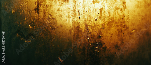 Cinematic close-up of brushed gold metal texture highlighting unique patterns and rich tones