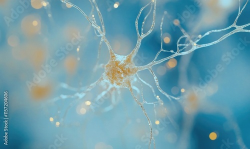 A close up of a brain with a lot of detail
