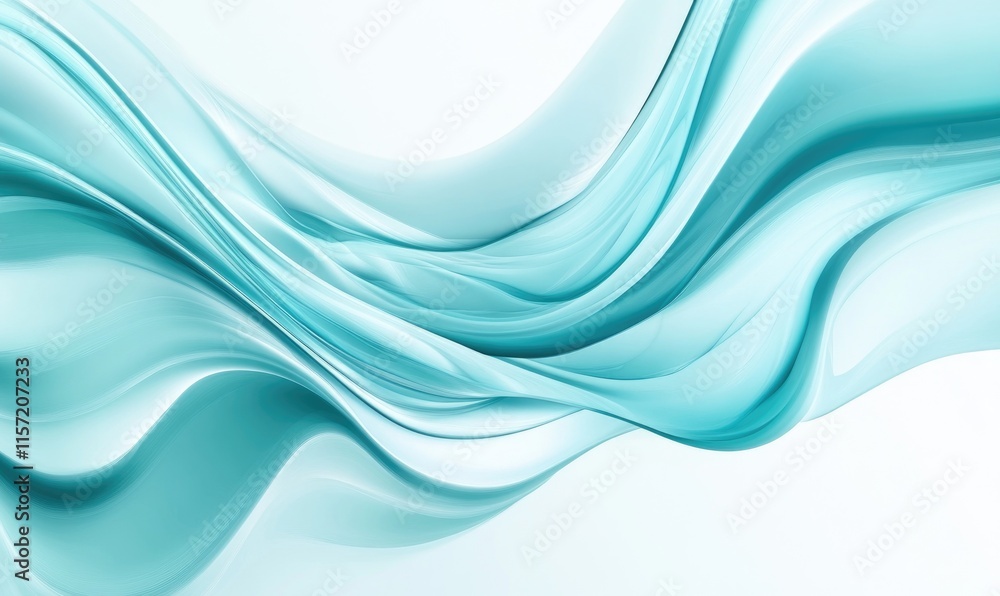 A blue wave with a white background A blue wave with a white background