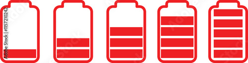  Battery charging charge indicator icon. Battery icons set. Level battery energy. Battery capacity charge icon symbols. Battery GSM icon set.