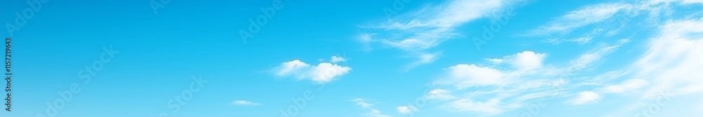 Serene gradient blue sky with few scattered clouds, creating a calm and tranquil atmosphere, perfect as a background for design projects and presentations. Serene gradient blue sky with few scattered clouds, creating a calm and tranquil atmosphere, perfect as a background for design projects and presentations.