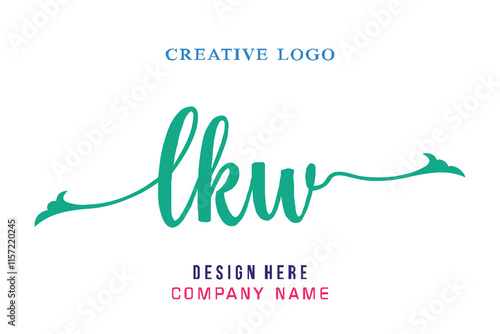LKW lettering logo is simple, easy to understand and authoritative