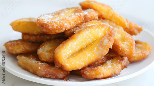 fried banana Indonesian style pisang goreng photo