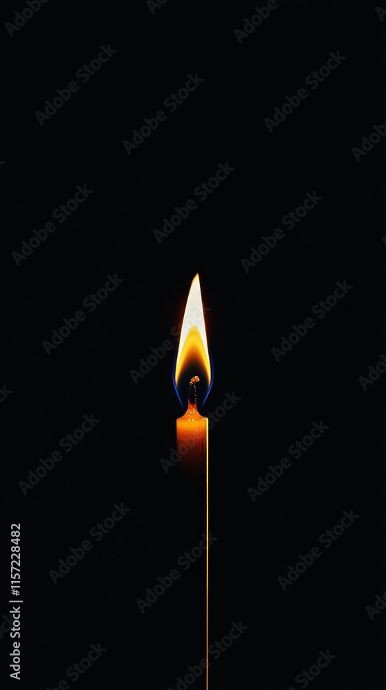 Burning candle radiates warm light in the darkness, crafting a serene and symbolic ambiance filled with hope, remembrance, and spirituality, inviting quiet reflection and tranquility Burning candle radiates warm light in the darkness, crafting a serene and symbolic ambiance filled with hope, remembrance, and spirituality, inviting quiet reflection and tranquility
