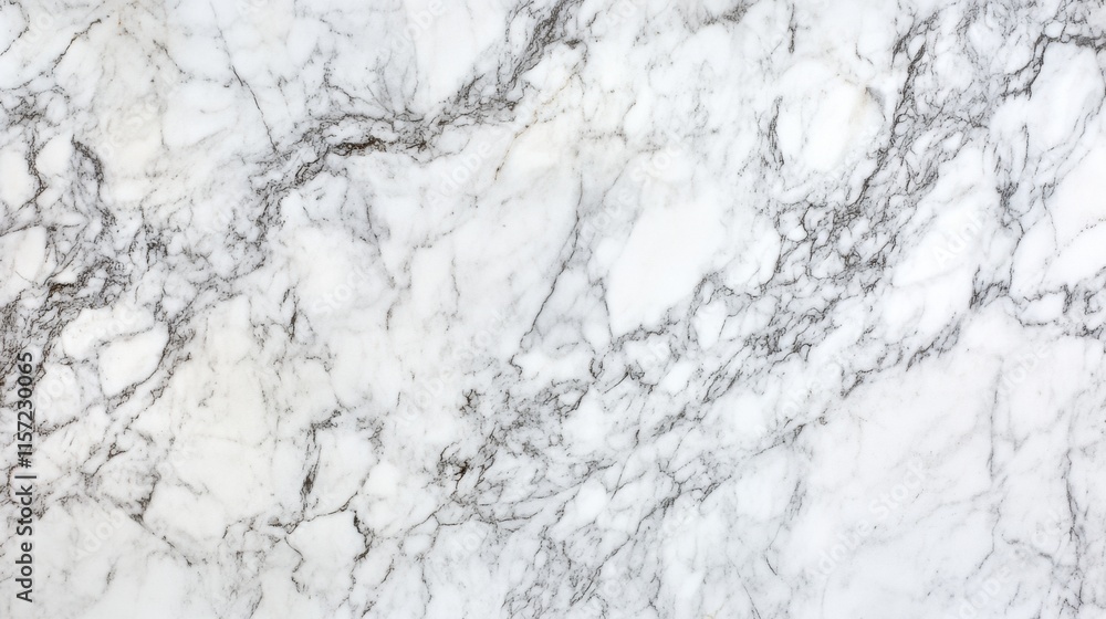 Obraz premium Beautiful white marble surface with intricate grey veining perfect for elegant home decor and design projects