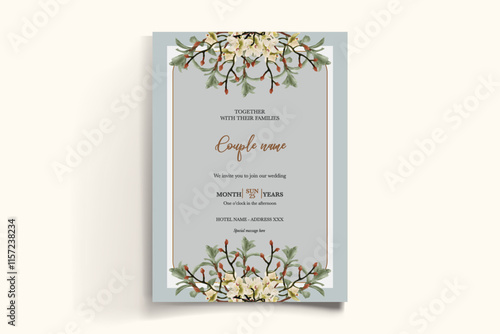 floral bridal shower invitation templates