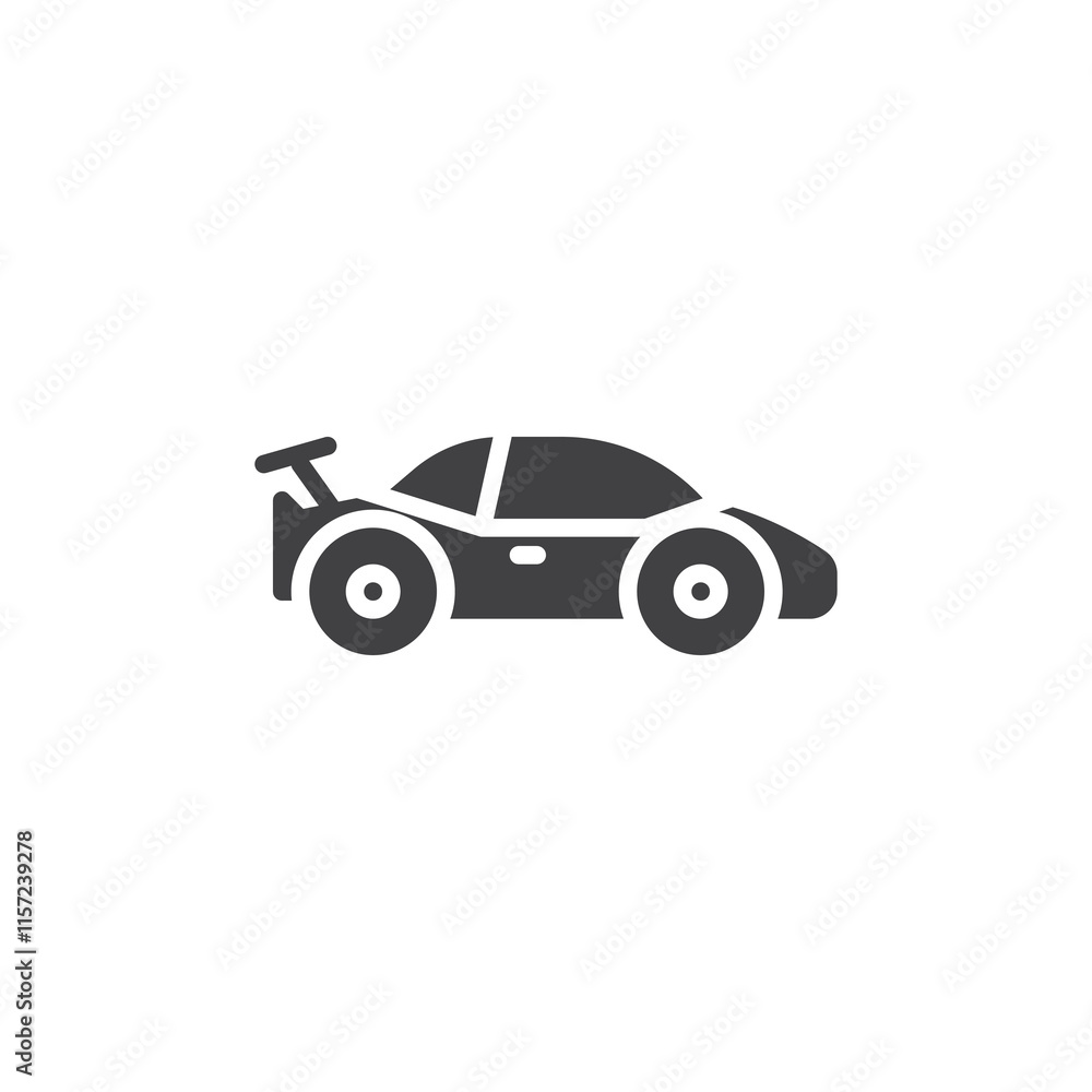 Sports car vector icon Sports car vector icon