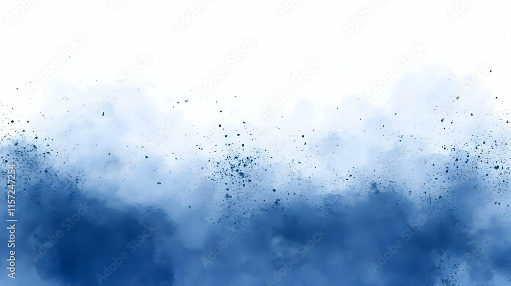 Abstract Blue Watercolor Background Illustration Abstract Blue Watercolor Background Illustration