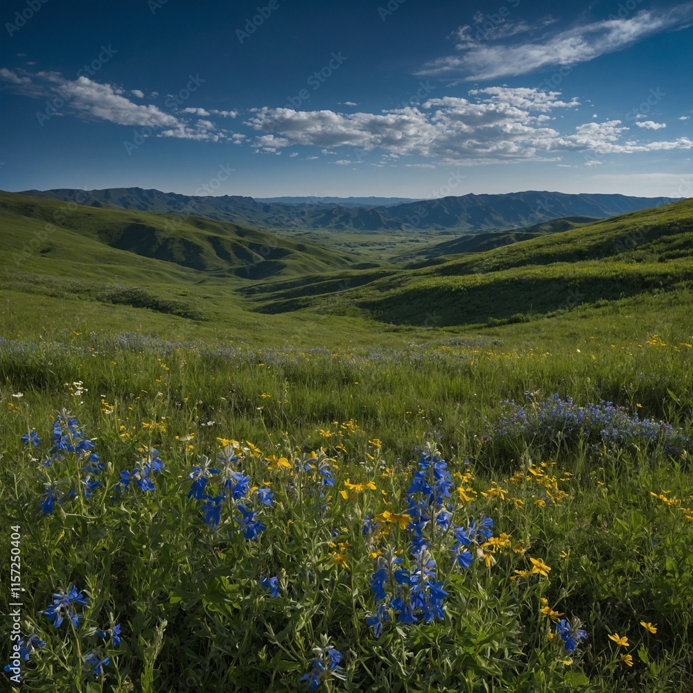 Obraz premium spring in the mountains