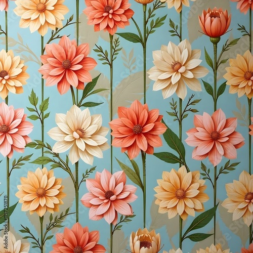 floral decorative pattern