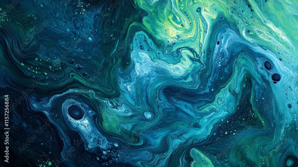 Blue green abstract background. Hand painted. Art background with copy space for design. Blue green abstract background. Hand painted. Art background with copy space for design.