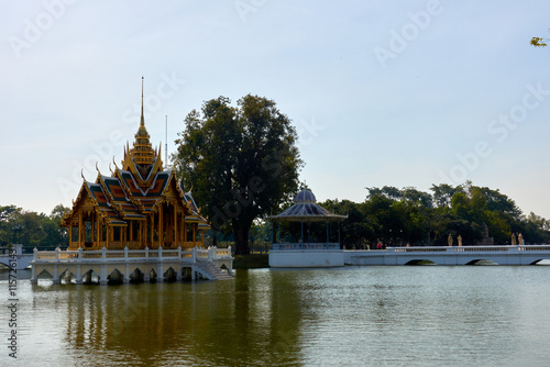 Bang Pa In Royal Palace on Ayutthaya Thailand.