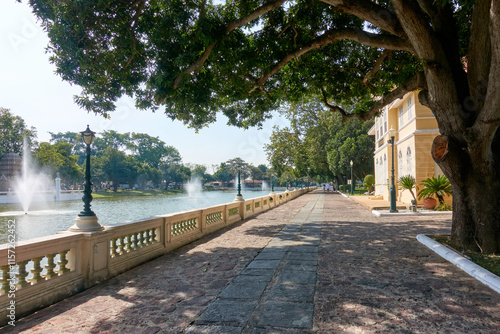 Bang Pa In Royal Palace on Ayutthaya Thailand.