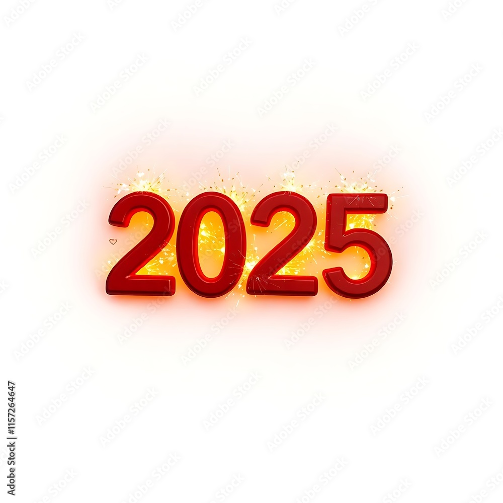2025 happy new year typography logo design concept 2025 happy new year typography logo design concept