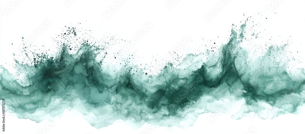 A vibrant green watercolor splash texture, resembling crocodile green paint drops, isolated on a white background. This abstract design is perfect for banners, posters, text decoration, or as an A vibrant green watercolor splash texture, resembling crocodile green paint drops, isolated on a white background. This abstract design is perfect for banners, posters, text decoration, or as an