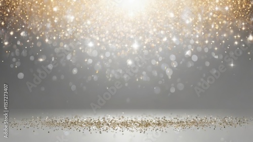 siver gold glitter background