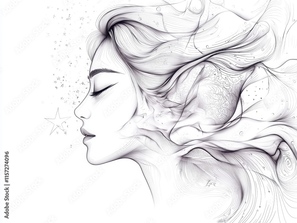 Ethereal Beauty: A Dreamlike Portrait of Grace and Serenity Ethereal Beauty: A Dreamlike Portrait of Grace and Serenity