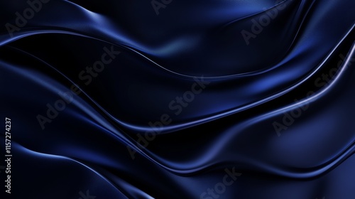 Wallpaper Mural Dark blue shiny abstract background with copy space for design. Long web banner. Website header. Christmas, New Year, birthday, anniversary, holiday, celebration, holiday concept. Torontodigital.ca
