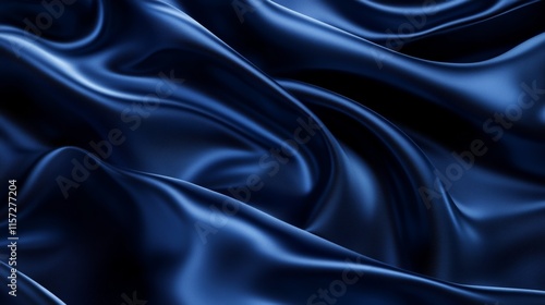Wallpaper Mural Dark blue shiny abstract background with copy space for design. Long web banner. Website header. Christmas, New Year, birthday, anniversary, holiday, celebration, holiday concept. Torontodigital.ca