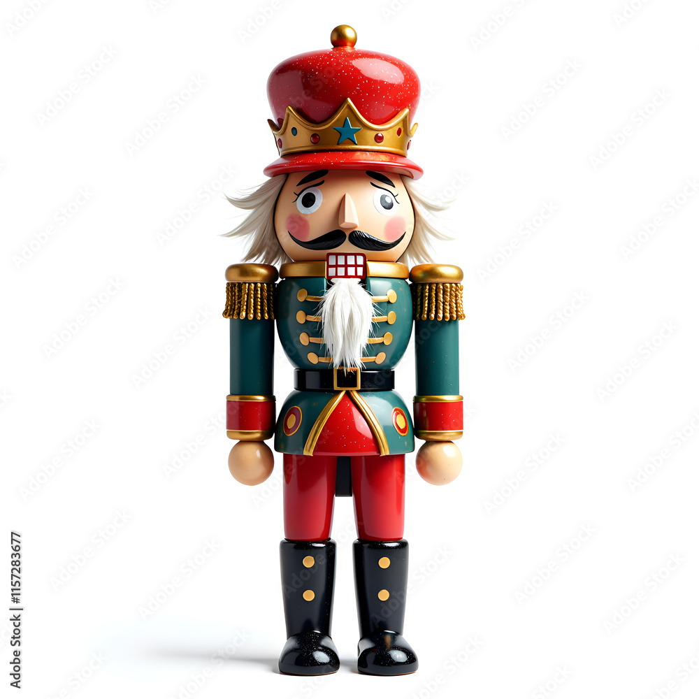 Charming royal toy commander with regal attire and captivating expression, 3d rendering of character design concept. Charming royal toy commander with regal attire and captivating expression, 3d rendering of character design concept.