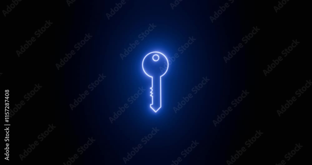 Passkey authentication passed animation, 4K neon glow animation of secure access granted, cyber security, cyber space background. Quantum-Safe Encryption. Quantum compute. Correct Passkey animation. Passkey authentication passed animation, 4K neon glow animation of secure access granted, cyber security, cyber space background. Quantum-Safe Encryption. Quantum compute. Correct Passkey animation.